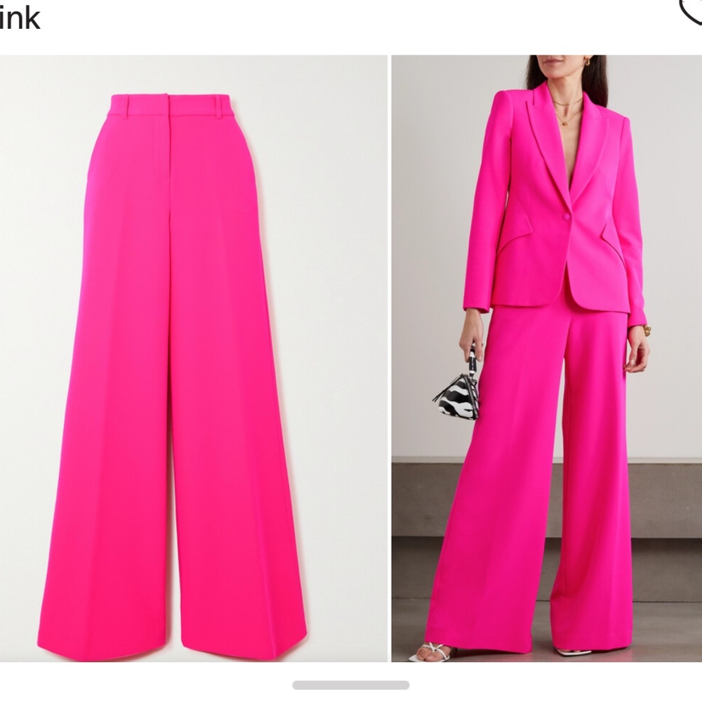 L'AGENCE Pink Wide Leg Pants